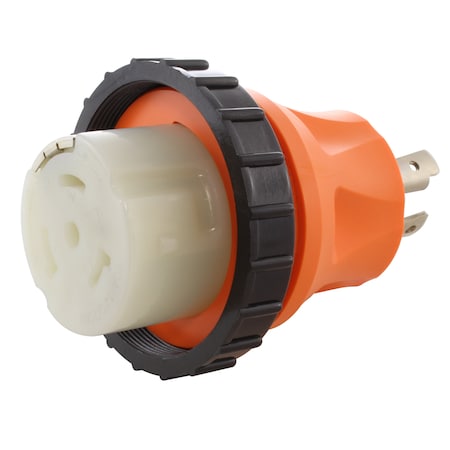 Ac Works Plug Adapter, SS2-50R, L14-30P, SS2-50P, L14-30P, 0 ft., Orange ADL1430SS2
